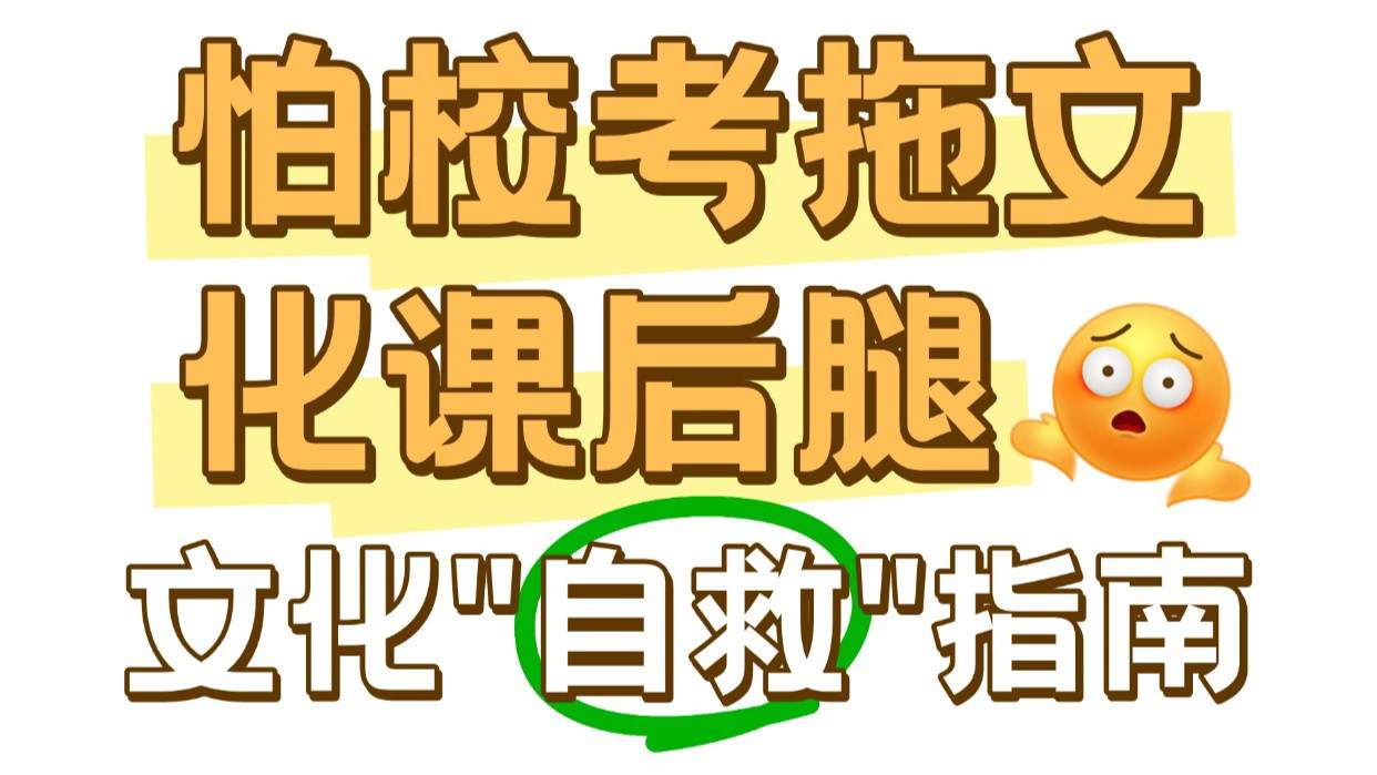 怕校考拖文化课后腿？艺考生速看文化 “自救” 指南